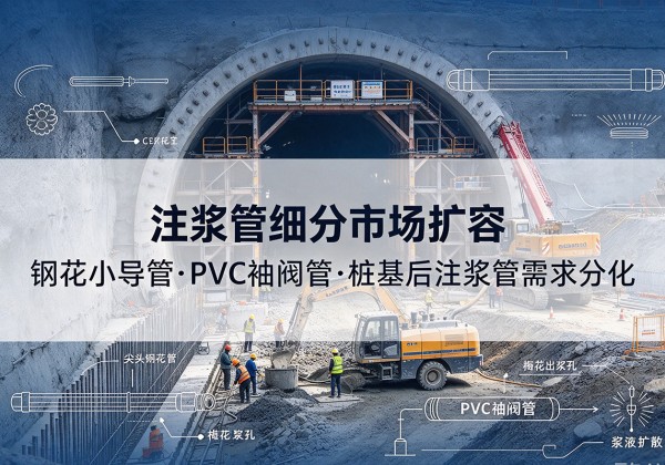 静海区注浆管细分市场扩容，隧道钢花小导管、PVC 袖阀管、桩基后注浆管需求分化